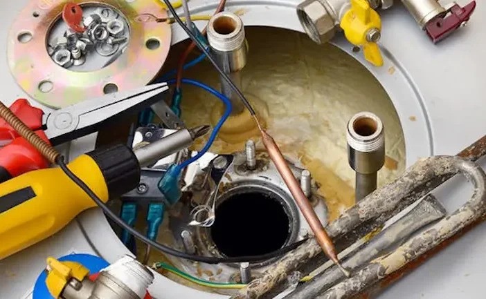 Popravka bojlera iznutra — Servis Čekić